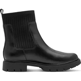 TAMARIS Comfort Damen Chelsea Boots mit Reißverschluss Wasserabweisend, Schwarz 38 EU
