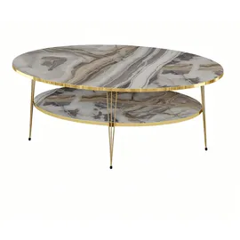 JV Möbel Couchtisch Mehrfarbig Holz 59 x 47 cm
