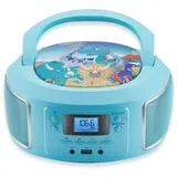 Cyberlux CL-940 Kinder CD-Player Tragbar CD/MP3/USB Radio grün