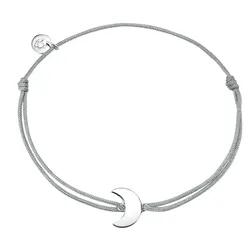 Glanzstücke München Armband Mond Sterling Silber in 15,0 - 22,0 cm, flexibel einstellbar Damen 