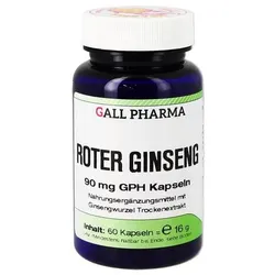 Roter Ginseng 90 mg GPH Kaps