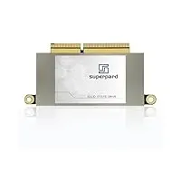 Superpard Interne SSD Festplatte 512GB NVMe für MacBook Pro Retina 13" A1708 (2016-2017) EMC 2978/3164, Non-Touch Bar Modelle (Vorinstalliertes macOS)