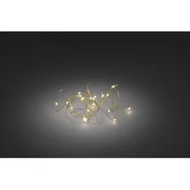 Konstsmide LED-Lichterkette Micro 2,4 m Messingfarben 20 Warmweiße Dioden