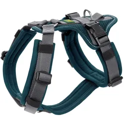 Hunter Geschirr Sicherheit Maldon petrol Hundegeschirr M-L / 60 - 91 Centimeter
