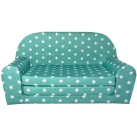 FORTISLINE – Kindersofa Mini ausklappbar 40x78x45cm - Kindersofa für Kinder 2in1 - Kindercouch ausklappbar - Schlafcouch aus Schaumstoff - Abnehmbarer Bezug - Viele Motive