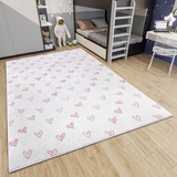 HANSE HOME Kinderteppich Adventures Hearts«, rechteckig, Rosa,