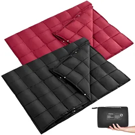 KingCamp Camping Decke Smart 540 Picknick Strand Matte Park Decke Leicht 540 g Farbe: wine red