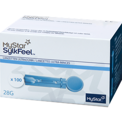 Mystar SylkFeel Lanzetten 28 G 100 St