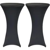 nyvi Stehtischhusse 2er 70-75 x 110-120 cm Schwarz
