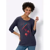 Classic Basics Sieh an! 3/4-Arm-Shirt in marine-terra | Gr.: 50