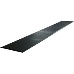 Arbeitsplatzmatte Flachnoppe 543x65x1,3cm anthrazit Antirutschmatte SZAGATO Anti Ermüdungsmatte Steharbeitsplatz Arbeitsplatzmatte Gummi