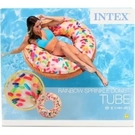 Intex Schwimmreifen Sprinkle Donut Tube, ab 9 Jahre, 114cm