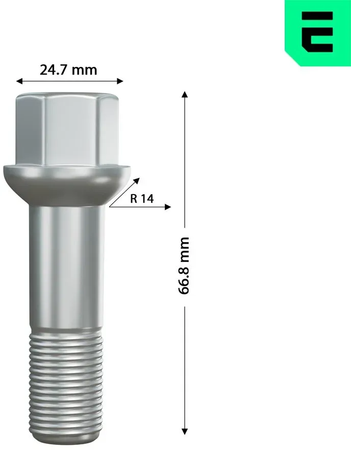 OPTIMAL Radschraube opuwb1002020 Vorderachse für Mercedes