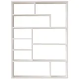 Mobili Rebecca Regal, Weiß, 90x123.6x22 cm, Wohnzimmer, -