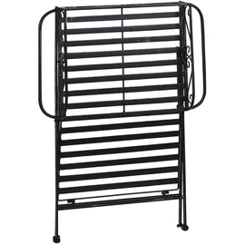 Beliani Gartentisch 80 x 80 x 75 cm Schwarz