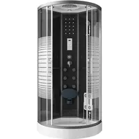Home Deluxe Black Pearl Komplettduschkabine