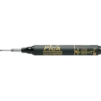 Pica Pica, L150-Pica ink-Set Tieflochmarker permanent 3 Stifte, schwarz,,