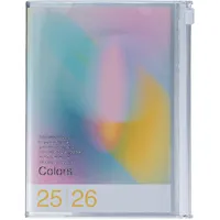 Mark's Europe MARK'S 2025/26 Taschenkalender, A6 Gradient // Pink