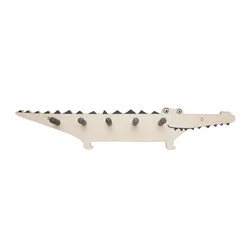 OYOY Mini - Crocodile Wandgarderobe, Birke natur