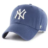 '47 New York Yankees MLB Clean Up Timber Blau Verstellbare Cap One-Size - Einheitsgröße