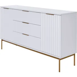 Jahnke »CARVE SB 150«, (1 St.), Sideboard, raffiniertes Design, edler Gold-Look, Breite 150 cm