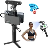 Creality CR Scan Ferret 3D-Scanner, 0,1 mm Hochpräzision, Scangeschwindigkeit von 30 fps, Dual-Modus-Scannen, Vollfarb-Texturen, kompatibel mit An...