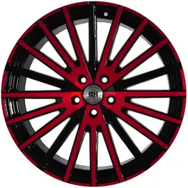 RH ALURAD RH WM Flowforming color polished - red Alufelge 20 Zoll ET40 5x112 ML72.6