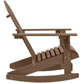 vidaXL Garten-Schaukelstuhl 70 x 91,5 x 92 cm braun