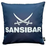 Sansibar Sylt Dekokissen 45 x 45 cm Blau