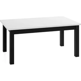 WFL GROUP Küchentisch 140 x 80 cm bis 180 cm weiß