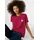 Pepe Jeans T-Shirt BRULE mit Runhals, kleiner Print auf der Brust rosa L (40)