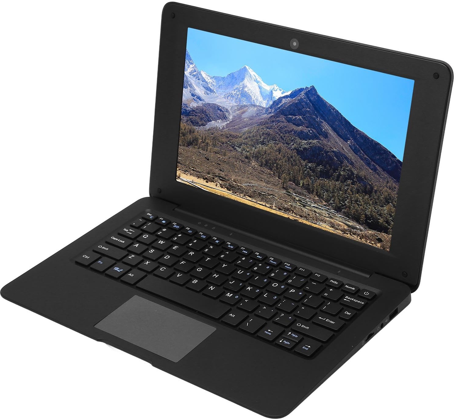 10,1-Zoll-Laptop für Windows 10, N3350 Dual-Core-CPU-Laptop, 64 G ROM, Tragbarer Computer-PC mit Maus, Integriertes WLAN, Bluetooth, HDMI, für Büro, Reisen, Zuhause (EU-Stecker