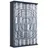 VCM Tilano CD-Regal 60 x 18 x 92 cm Schwarz