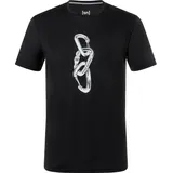 super.natural Herren Carabineri T-Shirt (Größe L, schwarz)
