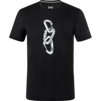 super.natural Herren Carabineri T-Shirt (Größe L, schwarz)