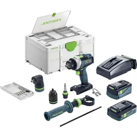 Festool TPC 18/4 5,0/4,0 I-Set inkl. 4,0 Ah + 5,0 Ah + Schnellladegerät + Systainer 577621