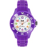 ICE-Watch - ICE mini Purple - Lila Mädchenuhr mit Silikonarmband - 000788 (Extra small)