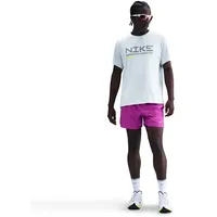 Nike Miler Winterized Herren Sweatshirt, weiß - pure platinum/volt/reflective