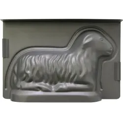WALTER Premium Lammform, groß, Backform besitzt eine hohe Verschleißfestigkeit, Maße: 245 x 80 x 160 mm, Fassungsvermögen: 1000 ml