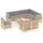 vidaXL Garten-Lounge-Set 10-tlg. natur/grau 3076859