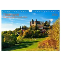 Calvendo Thüringen Freistaat in Deutschlands Mitte (Wandkalender 2026 DIN