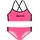 BENCH Bustier-Bikini pink/schwarz 146/152