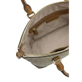 Michael Kors Murphy Large Umhängetasche Kunstleder Beige/Weiß