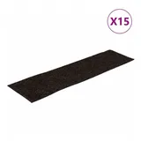 vidaXL Selbstklebende Treppenmatten 15 Stk. Rechteckig 76x20 cm Braun