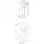 Keuco Modul WC 2 Plan Integral Beh., 176x775x143mm, TA L, vc / w lack.