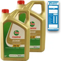 2x 5 Liter Castrol Motorenöl Edge LL Longlife Titanium FST 5W-30 Oil 15665F