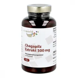 Chaga Pilz Extrakt 500 mg Kapseln