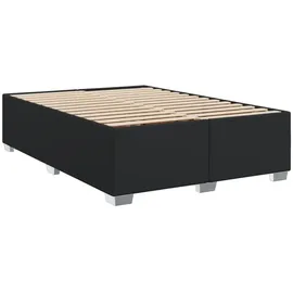 vidaXL Boxspringbett 140 x 200 cm Schwarz