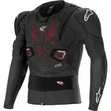 Alpinestars Bionic Pro V3 Plasma, Protektorenjacke - Schwarz/Rot/Weiß - XL