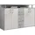 HBZ Sideboard 139 x 90 x 34 cm Grau / Weiß